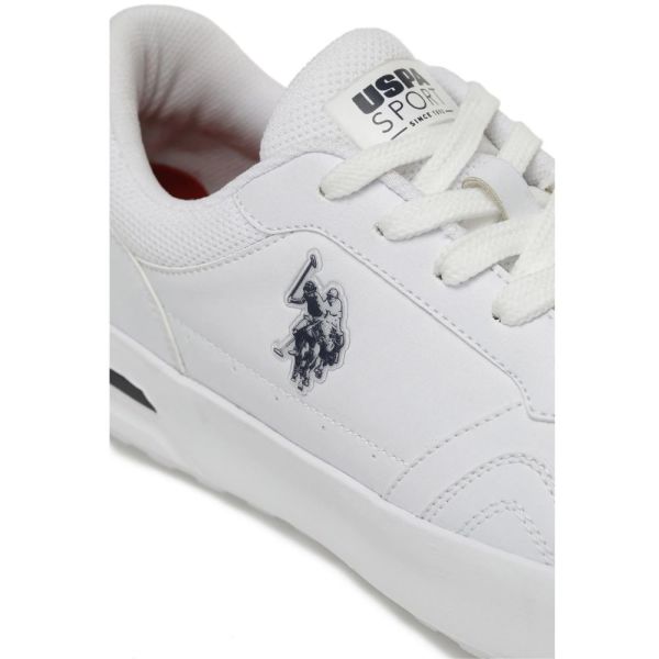 U.S Polo Assn Sampo 4FX Beyaz Erkek Spor Ayakkabı 44