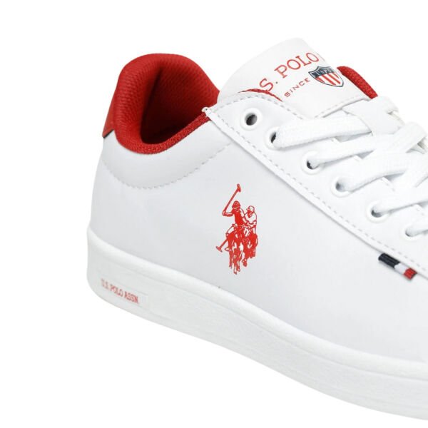 U.S Polo Assn Franco Gsn 3FX Beyaz-Kırmızı Kadın Spor Ayakkabı