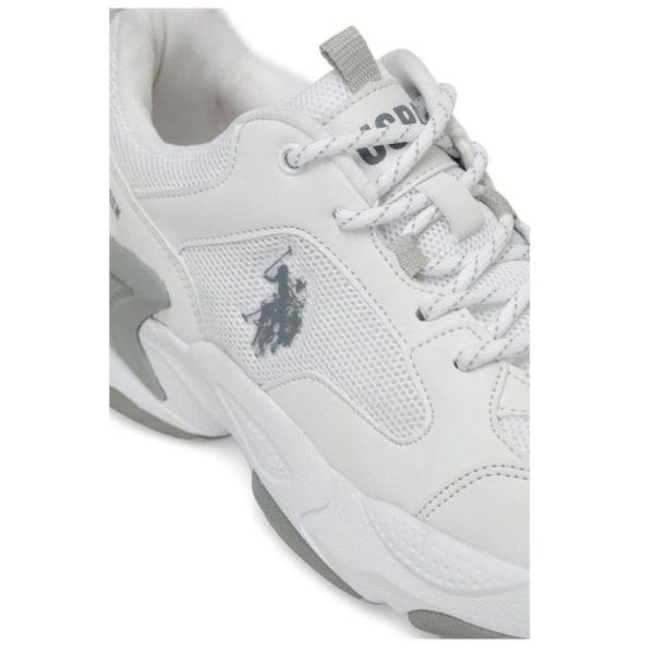 U.S Polo Assn Maybe Wmn 4FX Beyaz Kadın Spor Ayakkabı