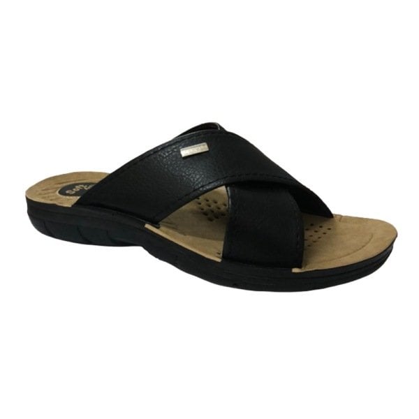 Gezer 12749 Soft Active Siyah Erkek Günlük Comfort Terlik