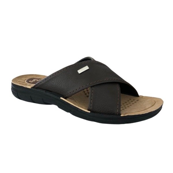 Gezer 12749 Soft Active Kahve Erkek Günlük Comfort Terlik