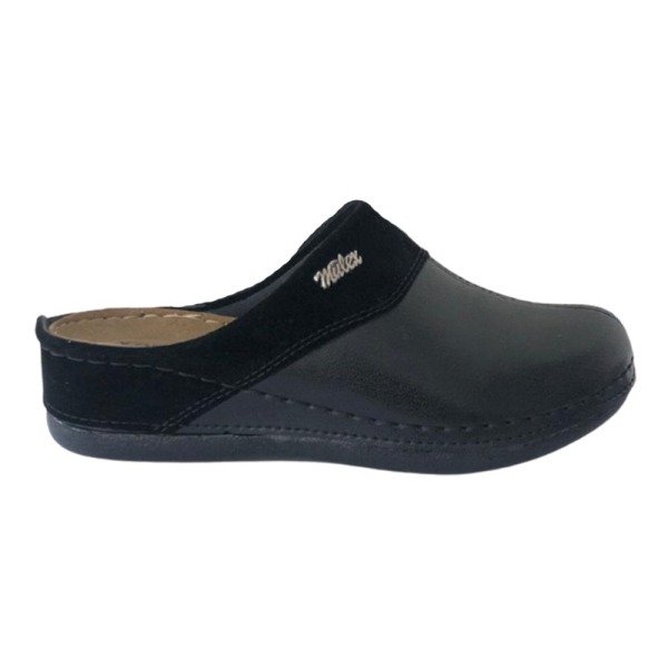 Mulex 2551 Siyah Kadın Hastane/Hemşire Comfort Sabo Terlik