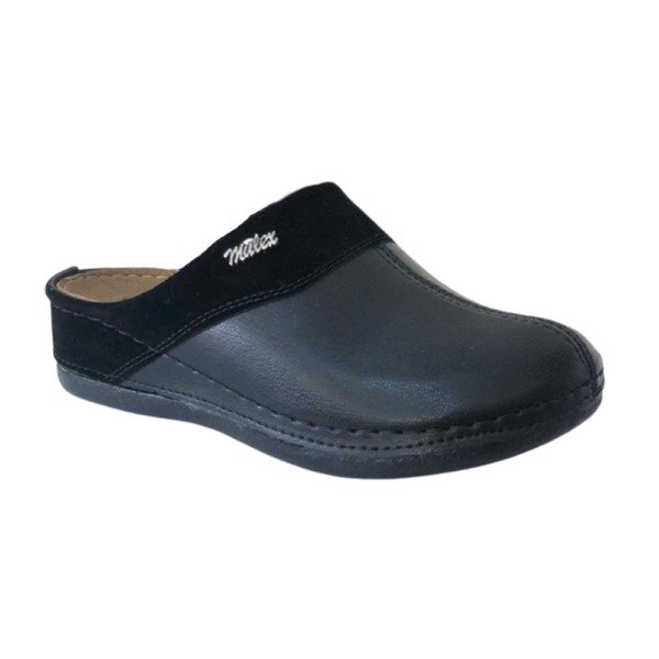 Mulex 2551 Siyah Kadın Hastane/Hemşire Comfort Sabo Terlik