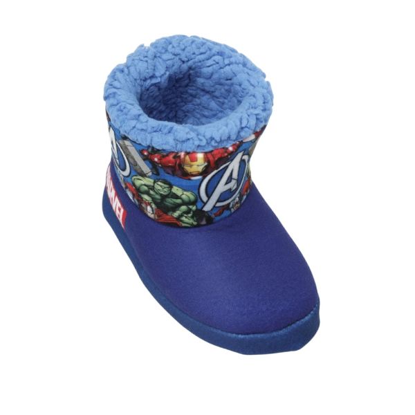 Avengers Dosta 2PR Lacivert Çocuk Panduf Ev Botu