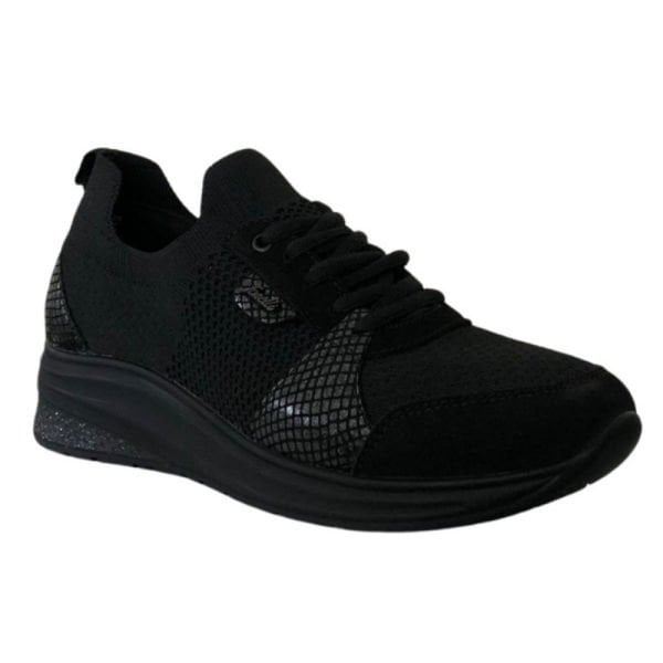 Forelli 54703-G Tazia Siyah Kadın Comfort Spor Ayakkabı