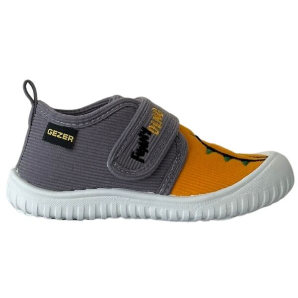 Gezer 3194 Gri/Sarı Çocuk Kreş Ev Ayakkabısı