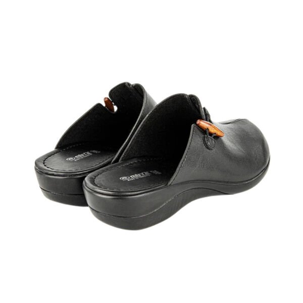 Muya 32929 Bickle Siyah Kadın Comfort Sabo Terlik