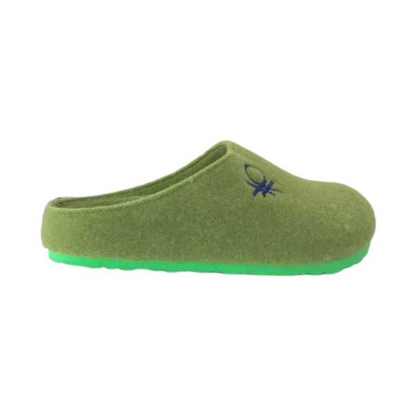Benetton BN-30457 Yeşil Kadın Ev İçi Terlik