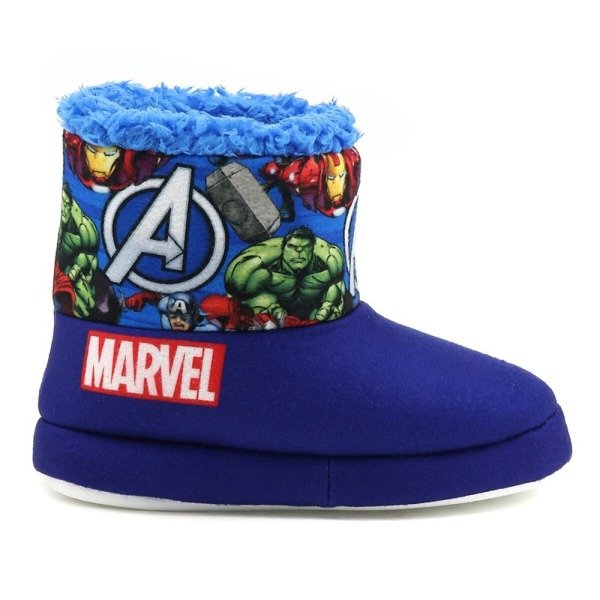 Avengers Dosta 1PR Lacivert Çocuk Panduf Ev Botu