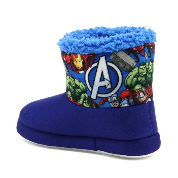 Avengers Dosta 1PR Lacivert Çocuk Panduf Ev Botu