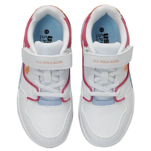 U.S Polo Assn Martell JR 4FX Beyaz Çocuk Spor Ayakkabı