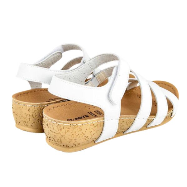 Muya 32221 Bamboo Beyaz Kadın Anatomik Sandalet