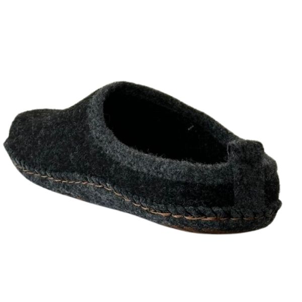 Gezer 15491 Siyah Unisex Sessiz Taban Ev İçi Terlik