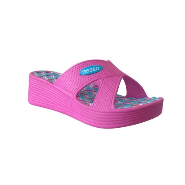 Gezer 10270.01 Pembe Kadın Topuklu Havuz/Deniz Terlik