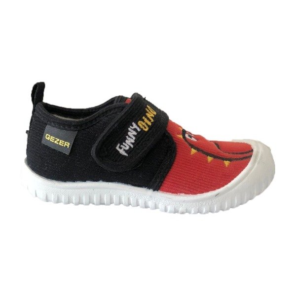 Gezer 3194 Siyah/Kırmızı Çocuk Kreş/Anaokulu Panduf