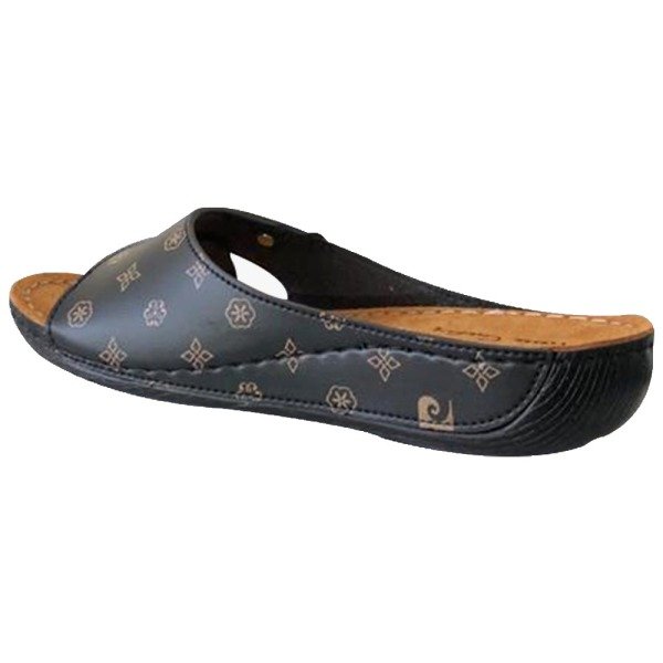 Pierre Cardin 6181 Siyah Kadın Günlük Comfort Terlik