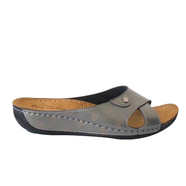 Pierre Cardin 6181 Platin Kadın Günlük Comfort Terlik