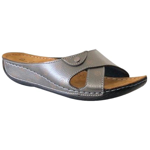 Pierre Cardin 6181 Platin Kadın Günlük Comfort Terlik
