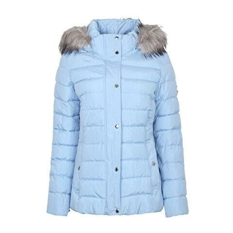 Tommy Hilfiger Kadın Mont Mavi