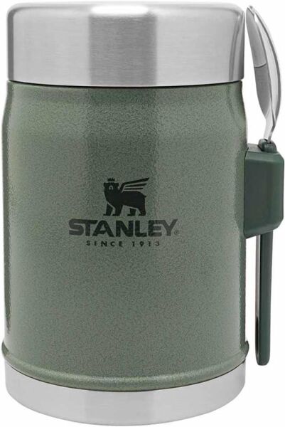 Stanley Klasik Paslanmaz Çelik Yeşil Yemek Termosu Kaşıklı 0,40 LT