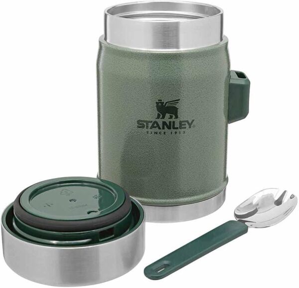 Stanley Klasik Paslanmaz Çelik Yeşil Yemek Termosu Kaşıklı 0,40 LT