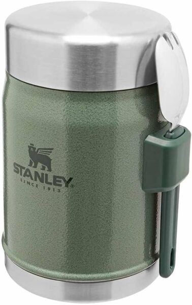 Stanley Klasik Paslanmaz Çelik Yeşil Yemek Termosu Kaşıklı 0,40 LT