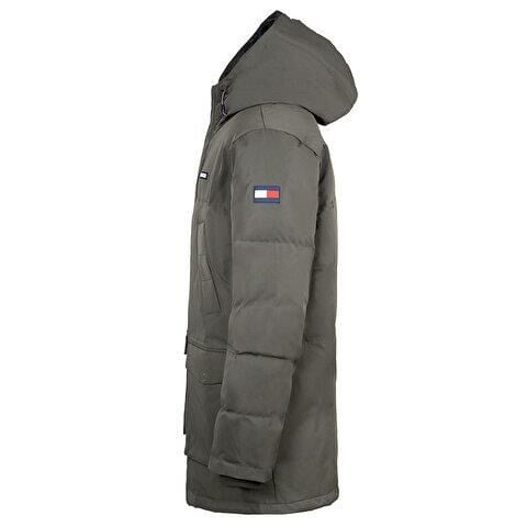 Tommy Hilfiger Arctic Cloth Parka Erkek Mont Yeşil
