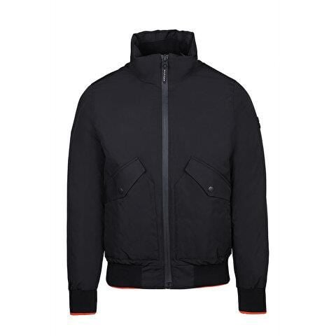 Tommy Hilfiger Flex Stretch Bomber Jacket Erkek Mont Siyah