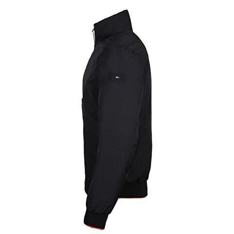 Tommy Hilfiger Flex Stretch Bomber Jacket Erkek Mont Siyah
