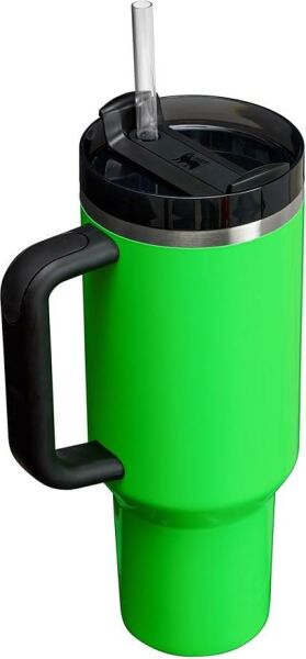 Stanley Quencher Pipetli Termos 1,18 Lt Neon Yeşil