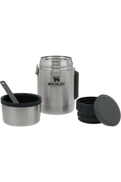 Stanley Adventure Kaşıklı 0,53 Litre Çelik Yemek Termosu - Çelik