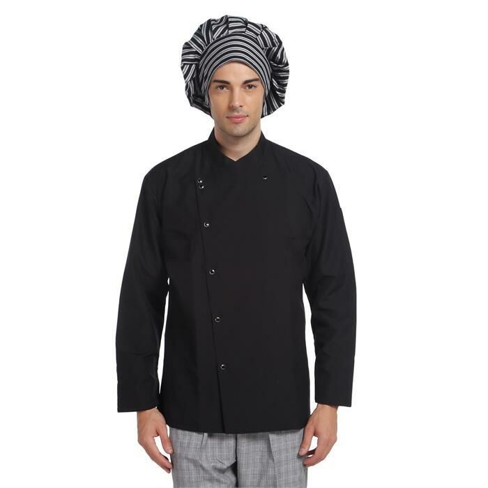 Aşçı Ceketi Siyah T Model