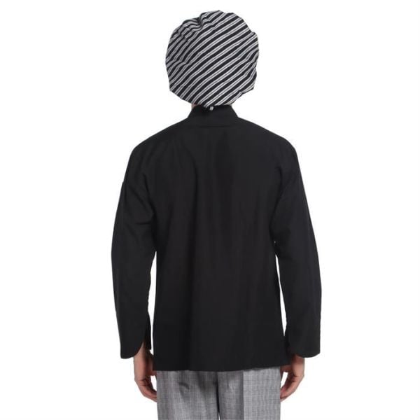 Aşçı Ceketi Siyah T Model