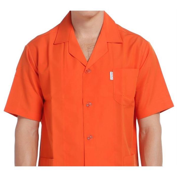 İş Ceketi Kısa Kol Turuncu