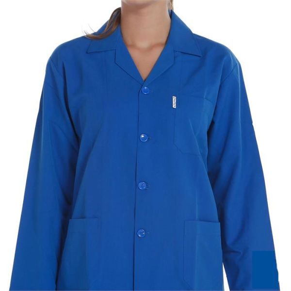 İş Ceketi Uzun Kol Saks Mavi