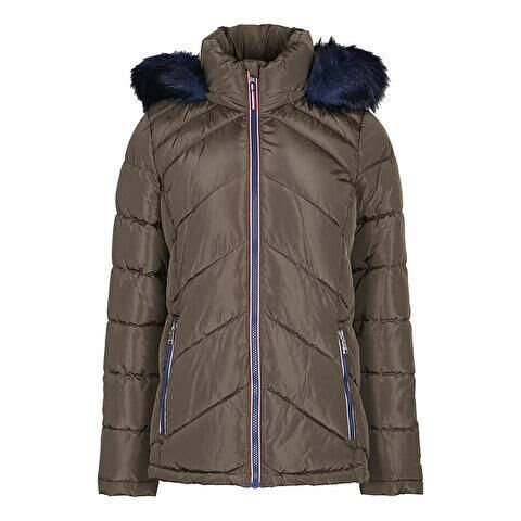 Tommy Hilfiger Kadın Mont Yeşil