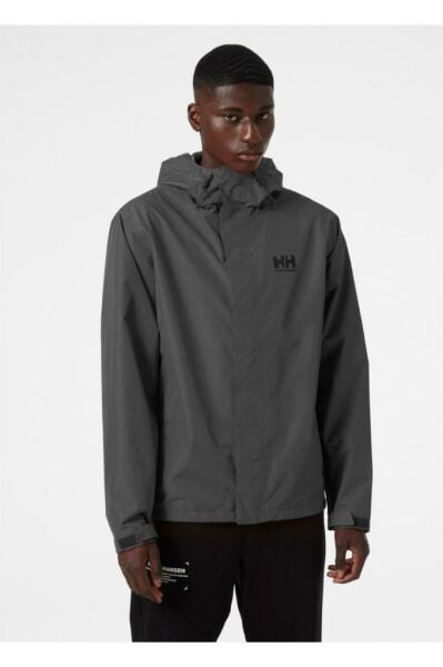 Helly Hansen Seven J Jacket Erkek Antrasit Yağmurluk