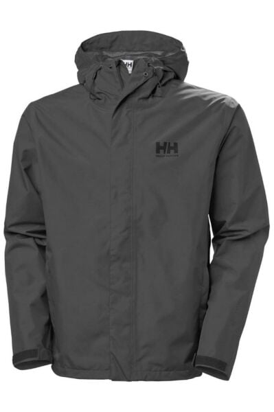 Helly Hansen Seven J Jacket Erkek Antrasit Yağmurluk