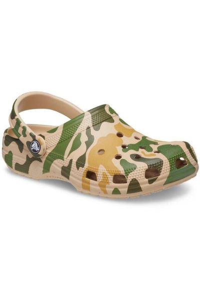 Crocs Classic Printed Camo Clog Unisex Sandalet