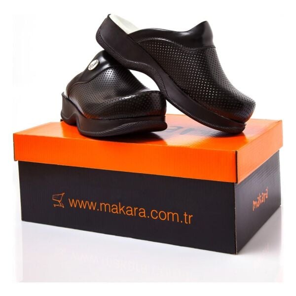 Makara Unisex Ortopedik Terlik Siyah