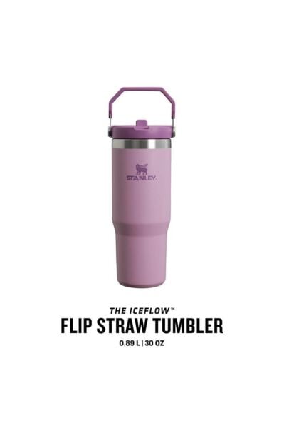 The IceFlow™ Flip Straw Tumbler 0.89L / 30oz Lila