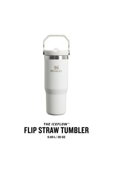 Stanley The IceFlow™ Flip Straw Tumbler 0.89L / 30oz Yeşil