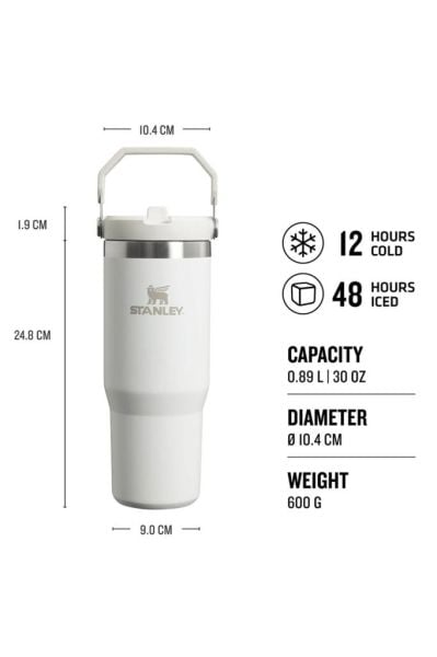 Stanley The IceFlow™ Flip Straw Tumbler 0.89L / 30oz Yeşil