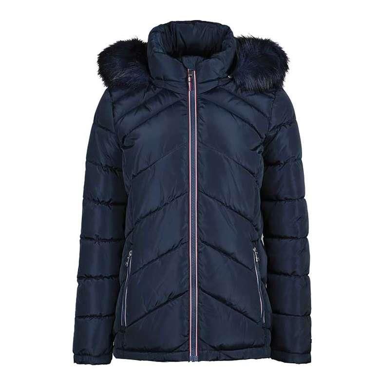 Tommy Hilfiger Kadın Kapüşonlu Mont TW2MP918-NAVY