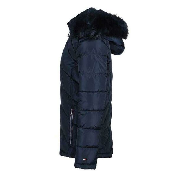 Tommy Hilfiger Kadın Kapüşonlu Mont TW2MP918-NAVY
