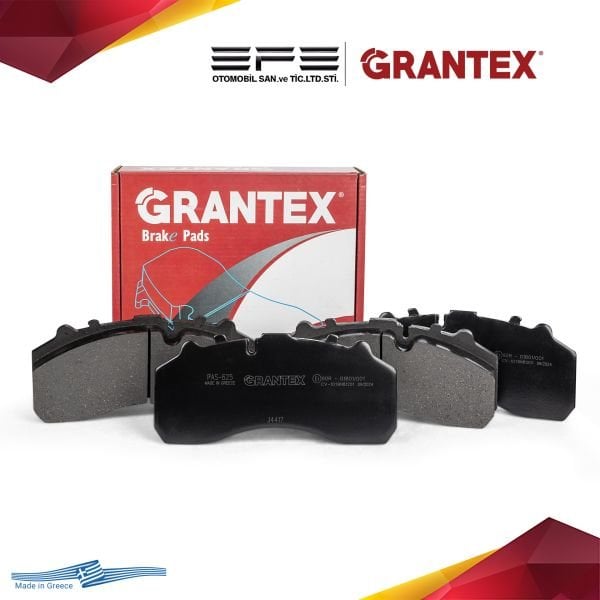 GRANTEX® MERCEDES ACTROS  ESKİ MODEL DİSK FREN BALATASI WVA 29087 GRANTEX® NO : 102- 00625