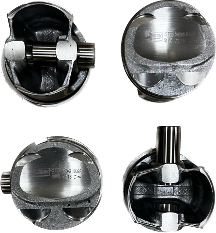 Motor Piston+Segman Tk.Std 1.2 16 Valf Clio IV H5F (Turbolu)