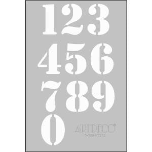 Artdeco Stencil A4 Sayılar - 212