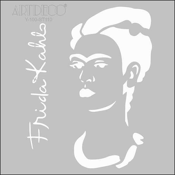 Artdeco Stencil 30x30cm Frida Kahlo - 110