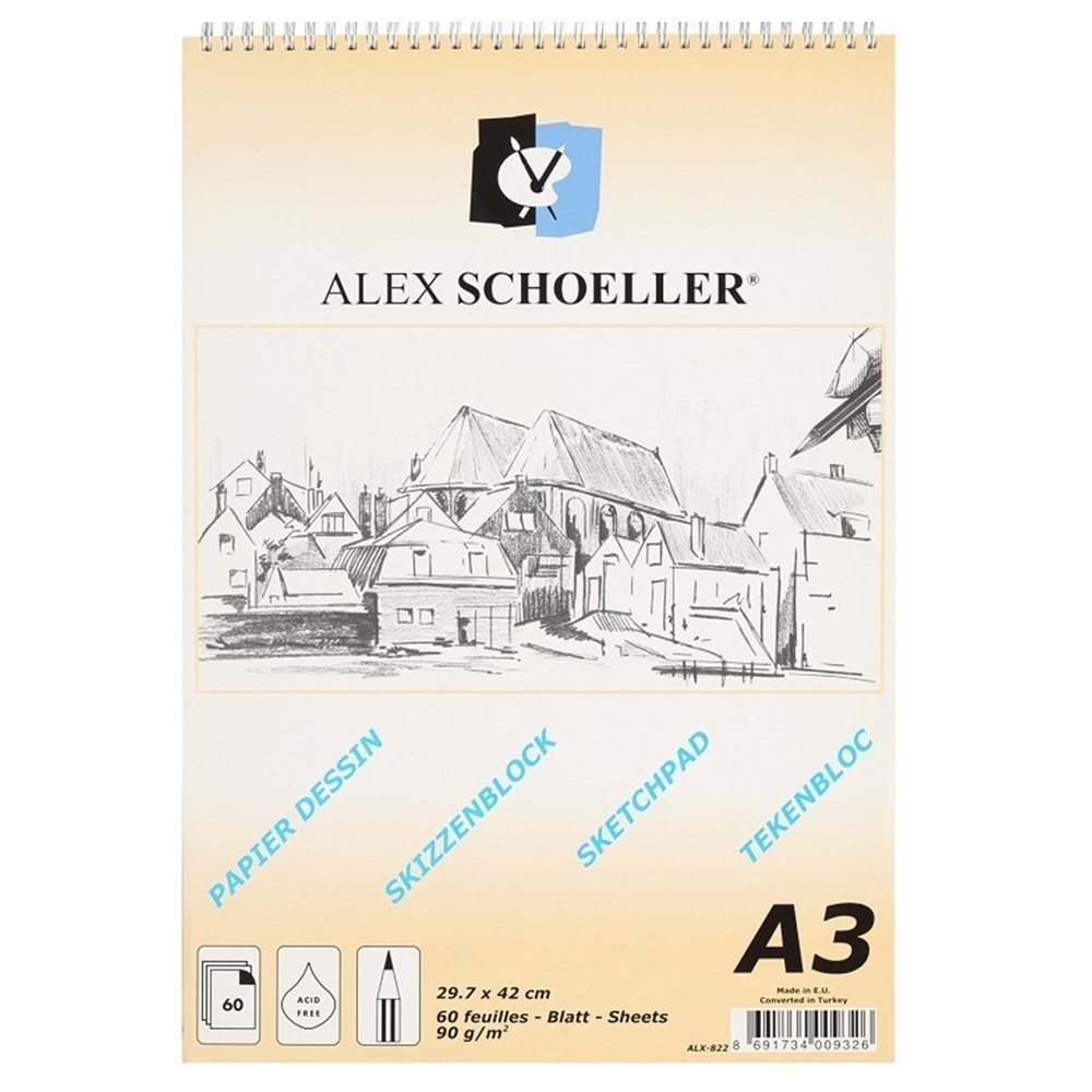 Alex Schoeller Eskiz Defteri A3 60yp 90gr